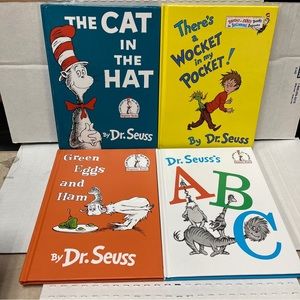 4 Dr. Seuss Books